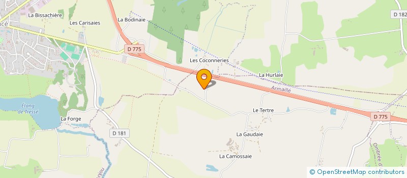 localisation de l'entreprise DE LA CAMOSSAIE  ARMAILLE