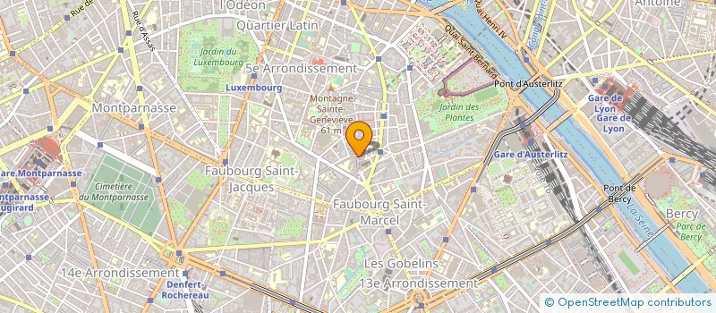localisation de l'entreprise DE LA CAMPAGNE A MOUFFETARD à PARIS