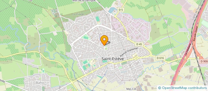 localisation de l'entreprise DE LA CASA  SAINT-ESTEVE