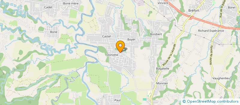 localisation de l'entreprise DE LA CAVE A LA TABLE 971  LAMENTIN