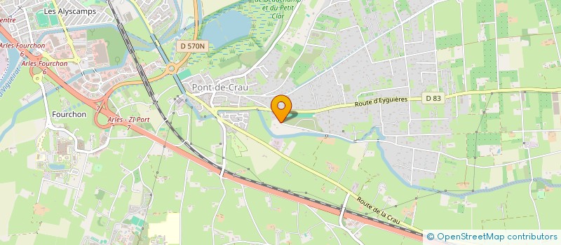 localisation de l'entreprise DE LA CHACUISE  ARLES