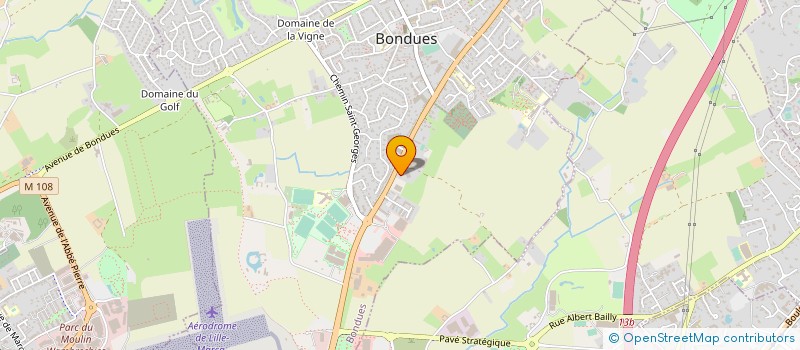 localisation de l'entreprise DE LA CHANTERELLE  BONDUES