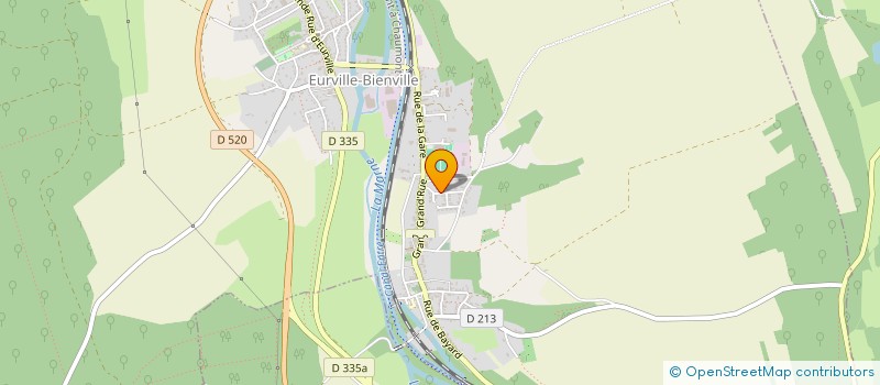 localisation de l'entreprise DE LA CHAPELLE à EURVILLE-BIENVILLE