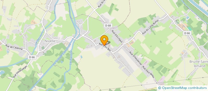 localisation de l'entreprise DE LA CHAPELLE ANDRE  NIVELLE