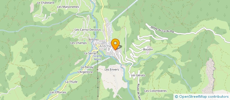 localisation de l'entreprise DE LA CHARMETTE à BEAUFORT