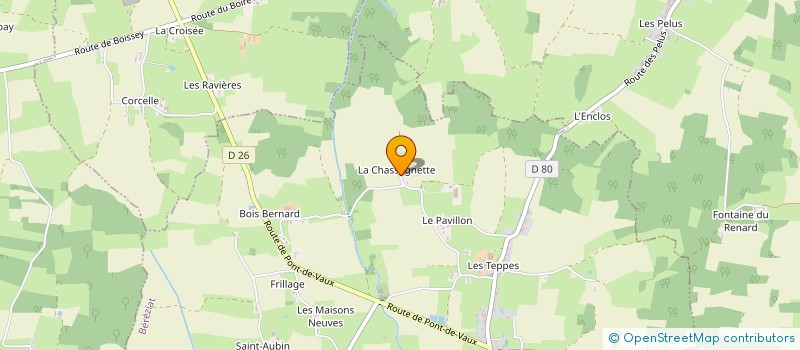 localisation de l'entreprise DE LA CHASSAGNETTE à BEREZIAT
