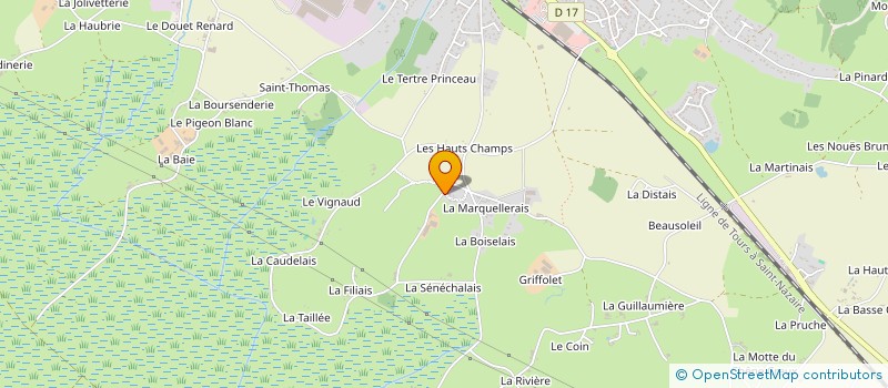 localisation de l'entreprise DE LA CHAUFFETERIE à SAINT-ETIENNE-DE-MONTLUC