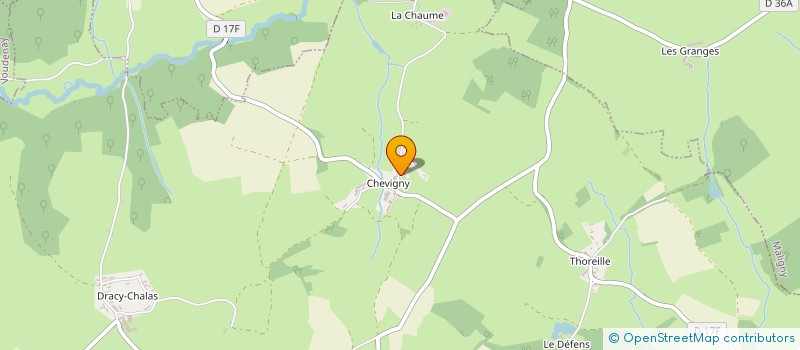 localisation de l'entreprise DE LA CHAUME FERRIERE  CLOMOT