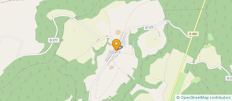 localisation de l'entreprise DE LA CHENEE à SOYERS