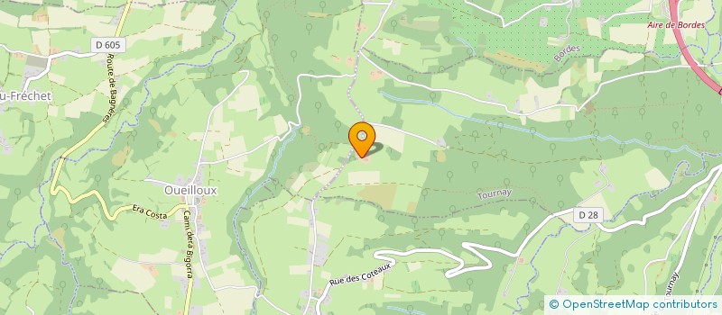 localisation de l'entreprise DE LA CHENERAIE  TOURNAY