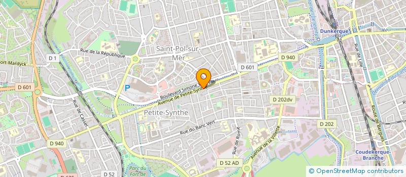 localisation de l'entreprise DE LA CITE JEAN BART à DUNKERQUE