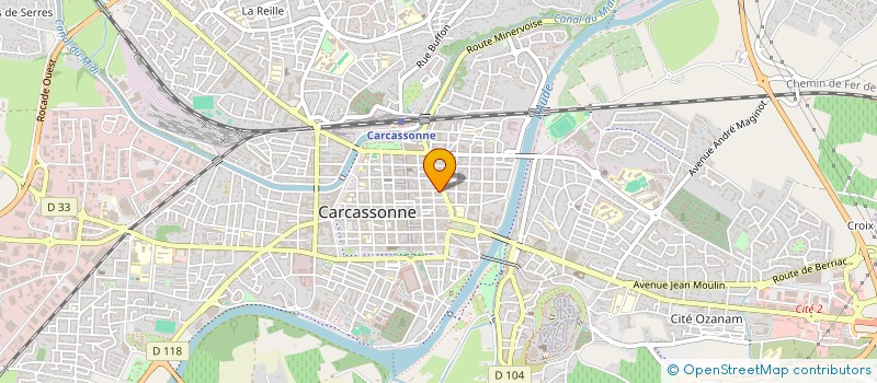 localisation de l'entreprise DE LA CITY A LA CITE  CARCASSONNE