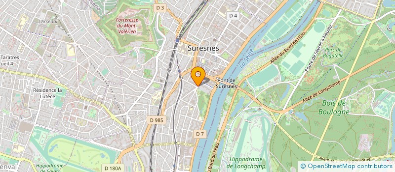 localisation de l'entreprise DE LA CLINIQUE MEDICALE SAINT REMY à SURESNES