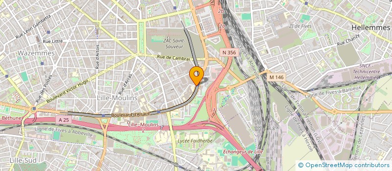 localisation de l'entreprise DE LA CLINIQUE PEDIATRIQUE SAINT ANTOINE à LILLE