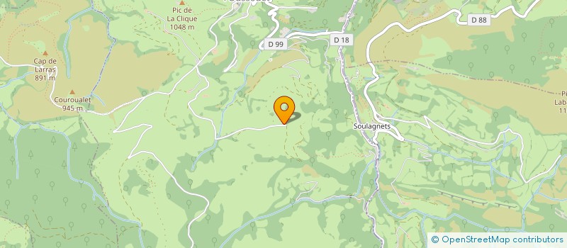 localisation de l'entreprise DE LA CLIQUE  GERMS-SUR-L'OUSSOUET