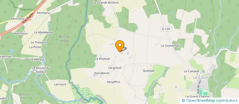 localisation de l'entreprise DE LA COCHARDERIE  LE COURS