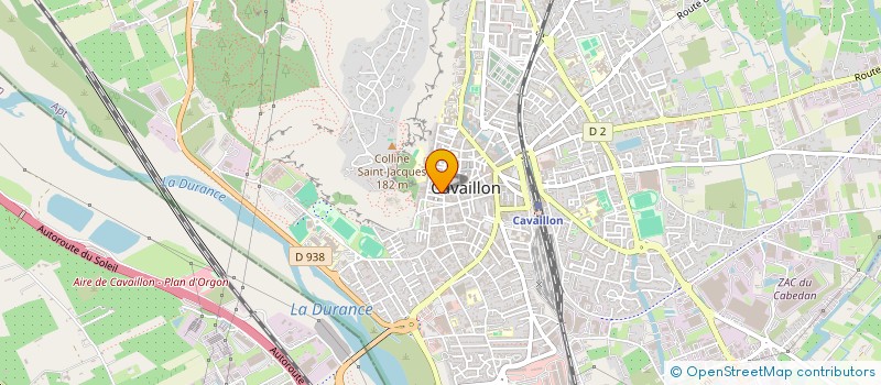 localisation de l'entreprise DE LA COLLE AU BOUT DES DOIGTS  CAVAILLON