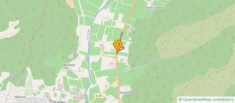localisation de l'entreprise DE LA COLLINE à HYERES