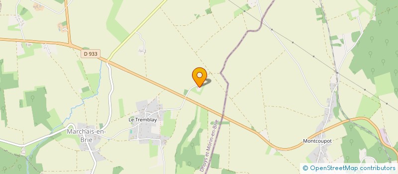 localisation de l'entreprise DE LA COLONNE  DHUYS ET MORIN-EN-BRIE