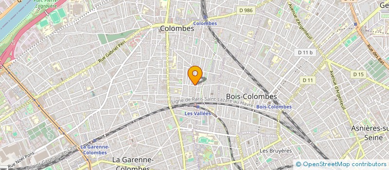 localisation de l'entreprise DE LA COLONNE à COLOMBES