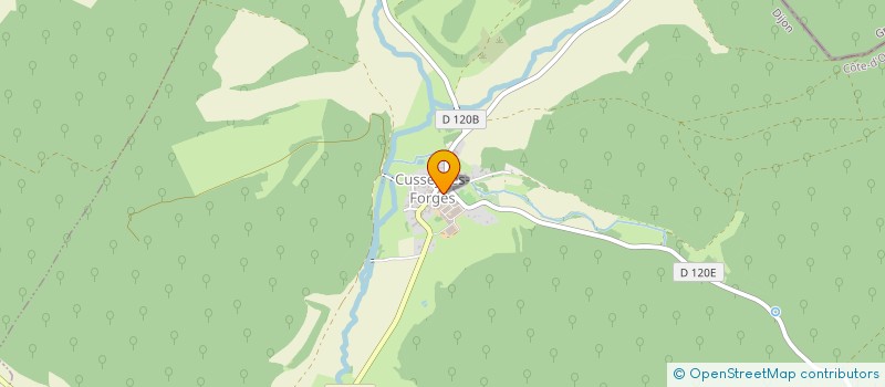 localisation de l'entreprise DE LA COMBE DU PUITS  BUSSIERES