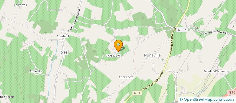 localisation de l'entreprise DE LA COMBE VERDON à BELLEVIGNE