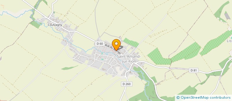 localisation de l'entreprise DE LA COMMANDERIE  SAINT-AMAND-SUR-FION