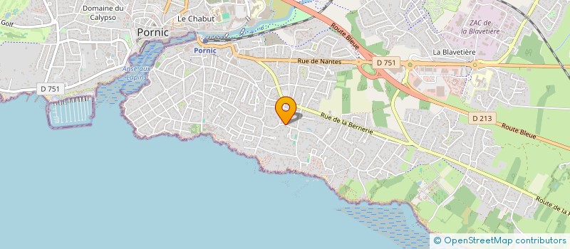 localisation de l'entreprise DE LA CONCORDE  PORNIC