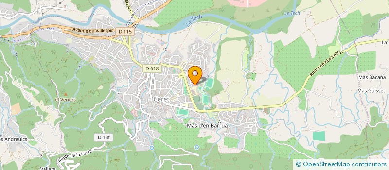 localisation de l'entreprise DE LA CONFITURE AUX COCHONS  CERET