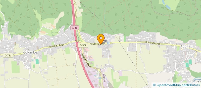 localisation de l'entreprise DE LA CONTAMINE  APPRIEU