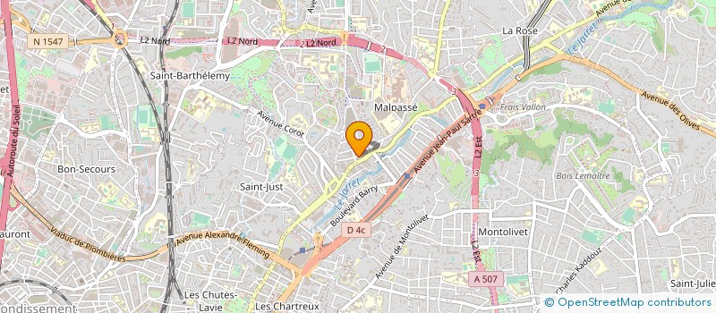 localisation de l'entreprise DE LA COOPERATION à MARSEILLE