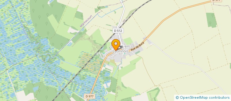 localisation de l'entreprise DE LA COTE à BUCY-LES-PIERREPONT