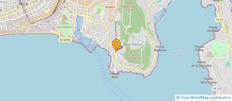 localisation de l'entreprise DE LA COTE à NICE