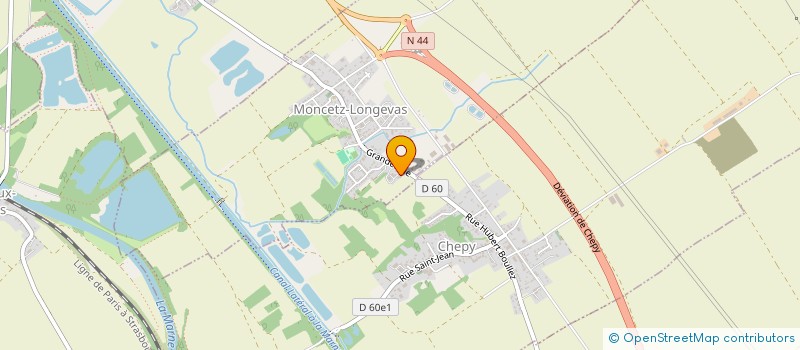 localisation de l'entreprise DE LA COTE ADAM  MONCETZ-LONGEVAS