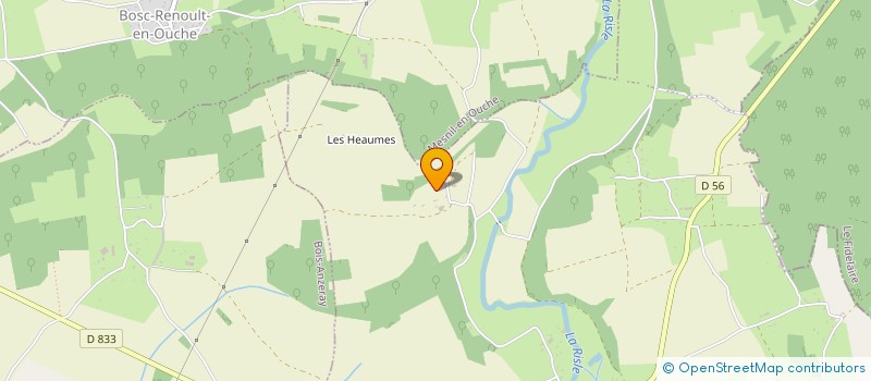 localisation de l'entreprise DE LA COUDRE à MESNIL-EN-OUCHE