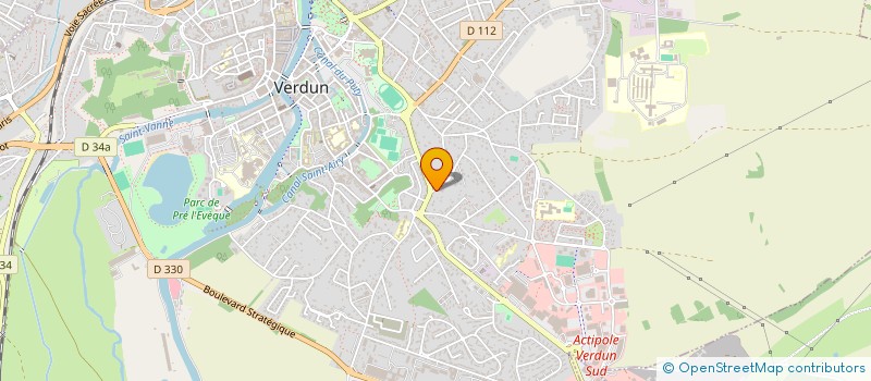 localisation de l'entreprise DE LA COULEUR DANS LEURS YEUX à VERDUN