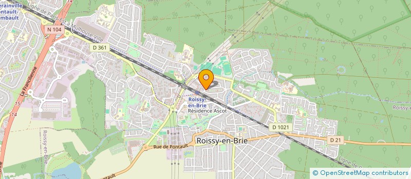 localisation de l'entreprise DE LA COULEUR DANS NOS YEUX  ROISSY-EN-BRIE