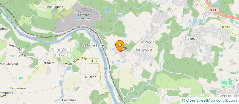 localisation de l'entreprise DE LA COUR  VERNEUIL-SUR-VIENNE