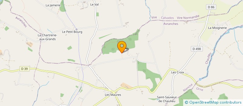 localisation de l'entreprise DE LA COUR à SOURDEVAL