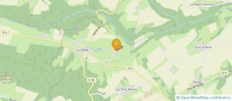 localisation de l'entreprise DE LA COUR à THURY-HARCOURT-LE-HOM