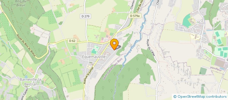 localisation de l'entreprise DE LA COUR AUBERT à EQUEMAUVILLE