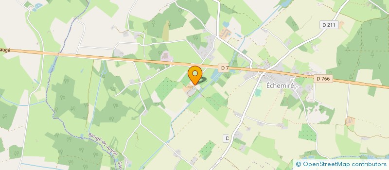 localisation de l'entreprise DE LA COUR DU MOULIN à BAUGE-EN-ANJOU