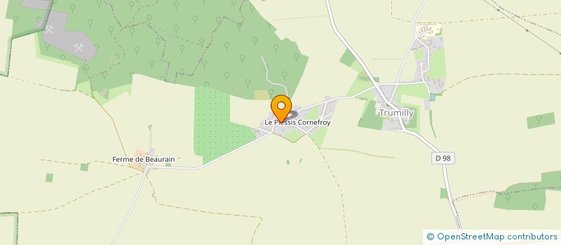 localisation de l'entreprise DE LA COURSE AUX LIEVRES  TRUMILLY