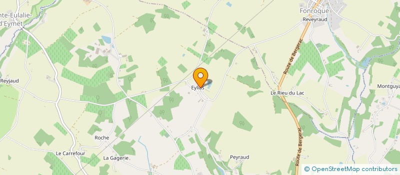 localisation de l'entreprise DE LA COUTAUDE  SADILLAC