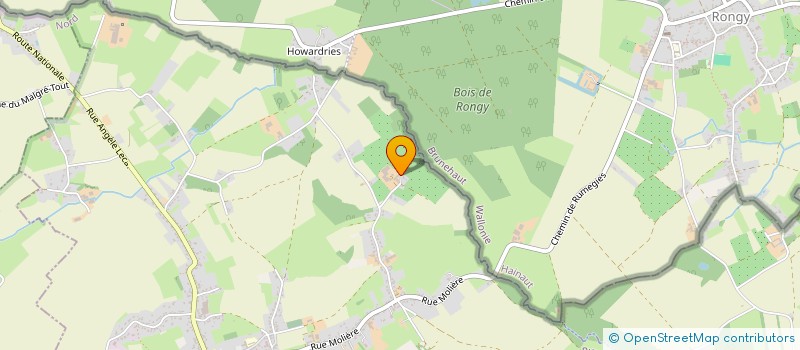 localisation de l'entreprise DE LA COUTURELLE  RUMEGIES