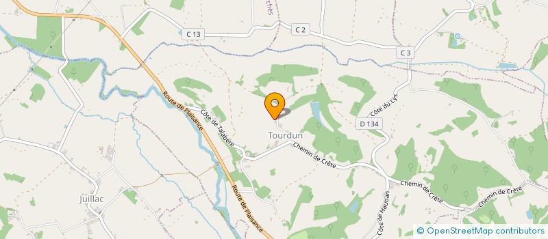 localisation de l'entreprise DE LA CRETE  MARCIAC