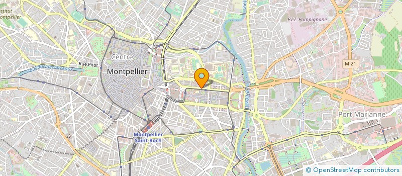 localisation de l'entreprise DE LA CRETE AUX PIEDS à MONTPELLIER