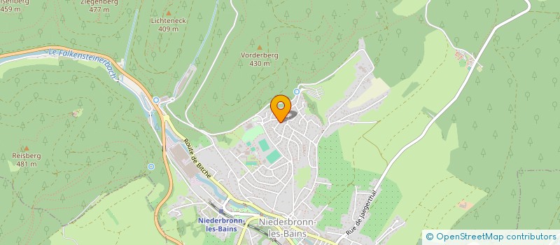 localisation de l'entreprise DE LA CROIX  NIEDERBRONN-LES-BAINS
