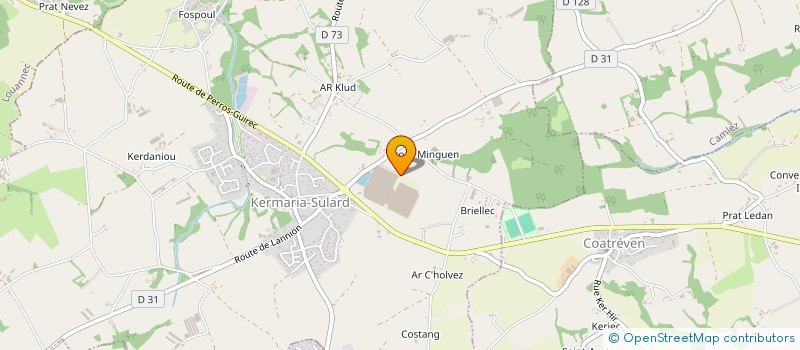 localisation de l'entreprise DE LA CROIX BLANCHE à KERMARIA-SULARD