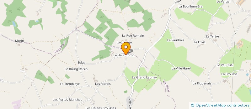 localisation de l'entreprise DE LA CROIX CORON à LAMBALLE-ARMOR